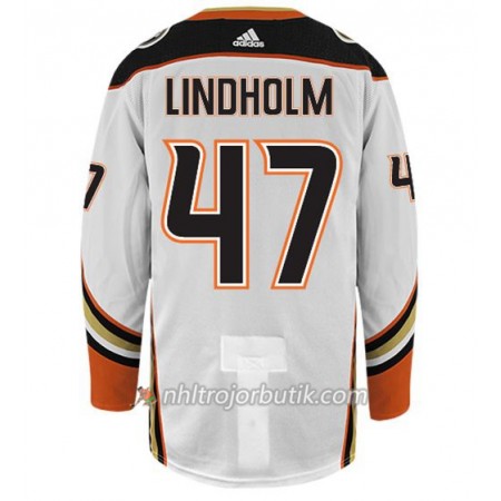 Män Ishockey Anaheim Ducks Tröja HAMPUS LINDHOLM 47 Adidas Vit Authentic